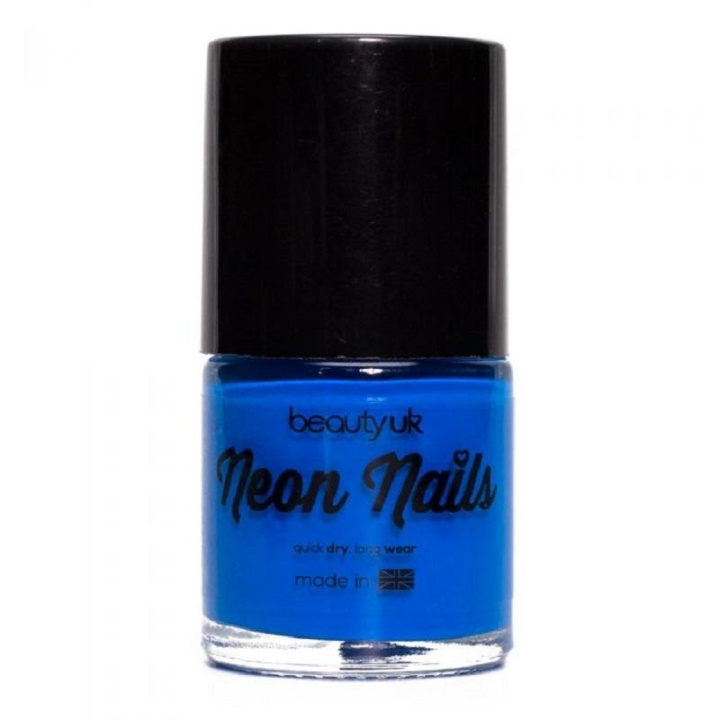 Beauty UK Neon Nail Polish - Blue in the group BEAUTY & HEALTH / Manicure / Pedicure / Nail polish at TP E-commerce Nordic AB (C04535)