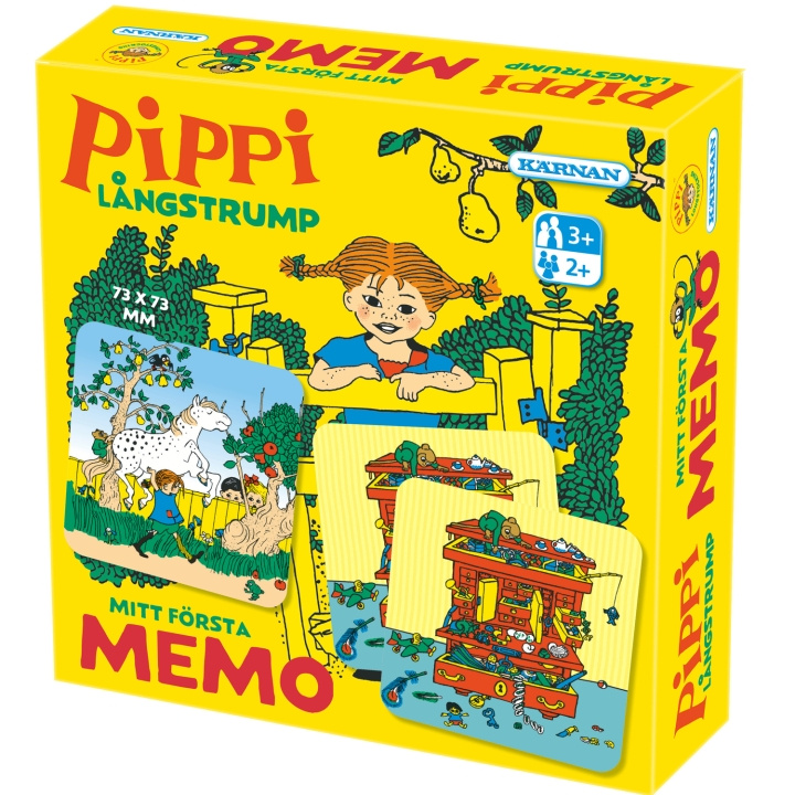 Mitt första memo Pippi Långstr in the group TOYS, KIDS & BABY PRODUCTS / Toys / Board games / Children\'s games at TP E-commerce Nordic AB (C04667)