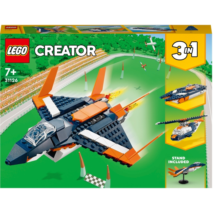Creator 3in1 - Överljudsjetpla in the group TOYS, KIDS & BABY PRODUCTS / Toys / Building toys / Lego at TP E-commerce Nordic AB (C04708)