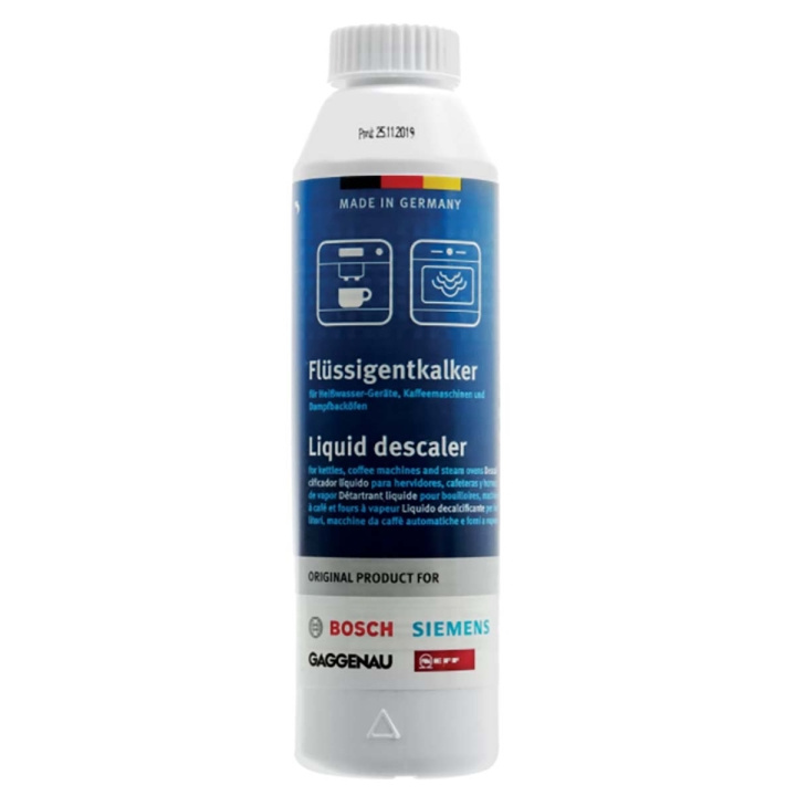 bosch Descaler for coffee machines, kettles and steam ovens 250 ml in the group HOME, HOUSEHOLD & GARDEN / Household appliances / Coffee makers and accessories / Filters & Accessories at TP E-commerce Nordic AB (C04823)