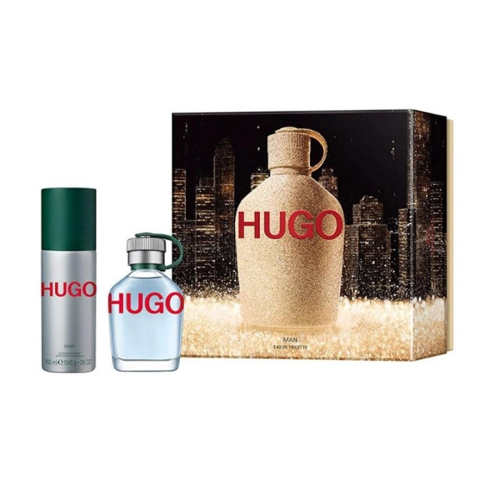 Giftset Hugo Boss Hugo Man Edt 75ml + Deo Spray 150ml in the group BEAUTY & HEALTH / Gift sets / Gift sets for him at TP E-commerce Nordic AB (C04935)
