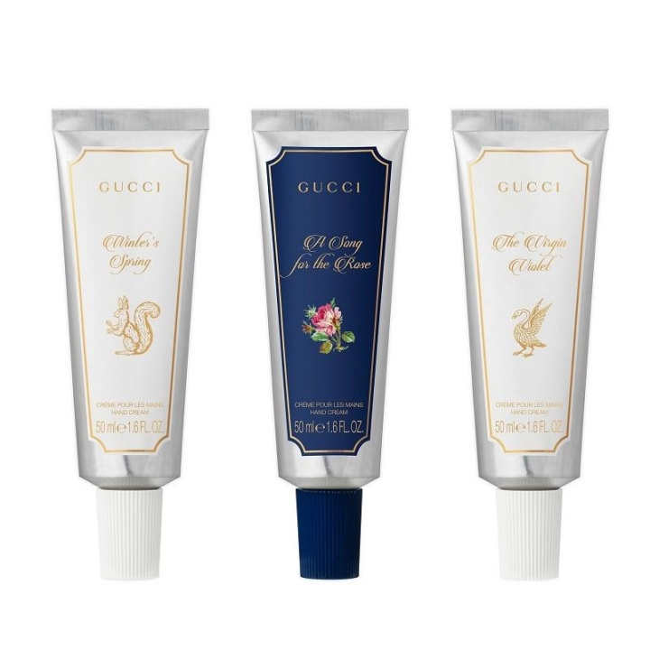 Giftset Gucci The Alchemist\'s Garden 3-Piece Hand Cream in the group BEAUTY & HEALTH / Manicure / Pedicure / Hand Creams at TP E-commerce Nordic AB (C04947)