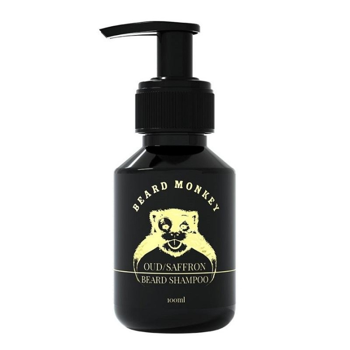 Beard Monkey Beard Shampoo Oud/Saffron 100ml in the group BEAUTY & HEALTH / Hair & Styling / Beard care / Beard oil at TP E-commerce Nordic AB (C04958)