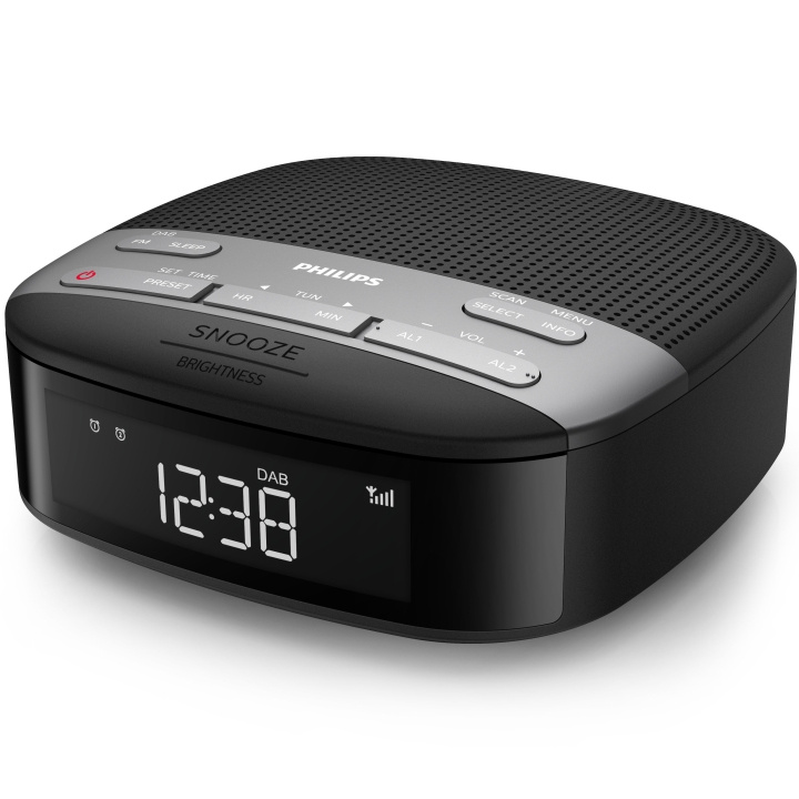 Philips Digital DAB+/FM clock radio Dual alarms in the group HOME ELECTRONICS / Audio & Picture / Home cinema, Hifi & Portable / Radio & Alarm clocks / Clock radio at TP E-commerce Nordic AB (C05003)