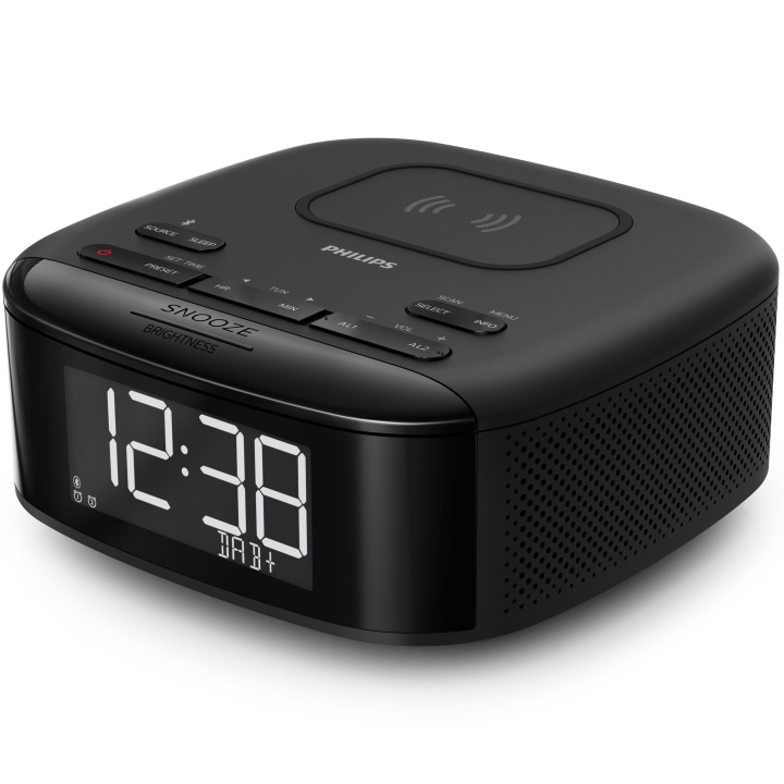 Digital DAB+/FM-klockradio QI- in the group HOME ELECTRONICS / Audio & Picture / Home cinema, Hifi & Portable / Radio & Alarm clocks / Clock radio at TP E-commerce Nordic AB (C05005)