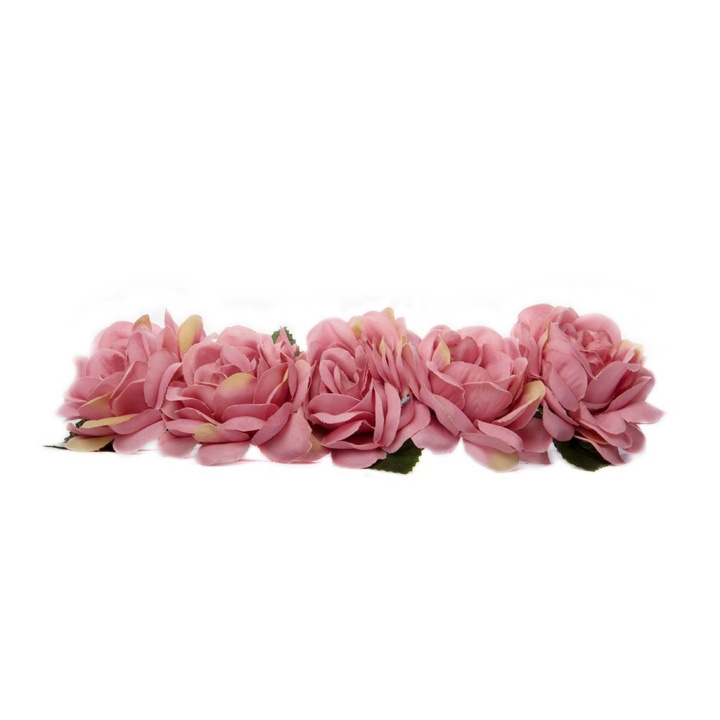 Hårband Blomkrans - Dusty Pink in the group BEAUTY & HEALTH / Hair & Styling / Hair accessories at TP E-commerce Nordic AB (C05043)