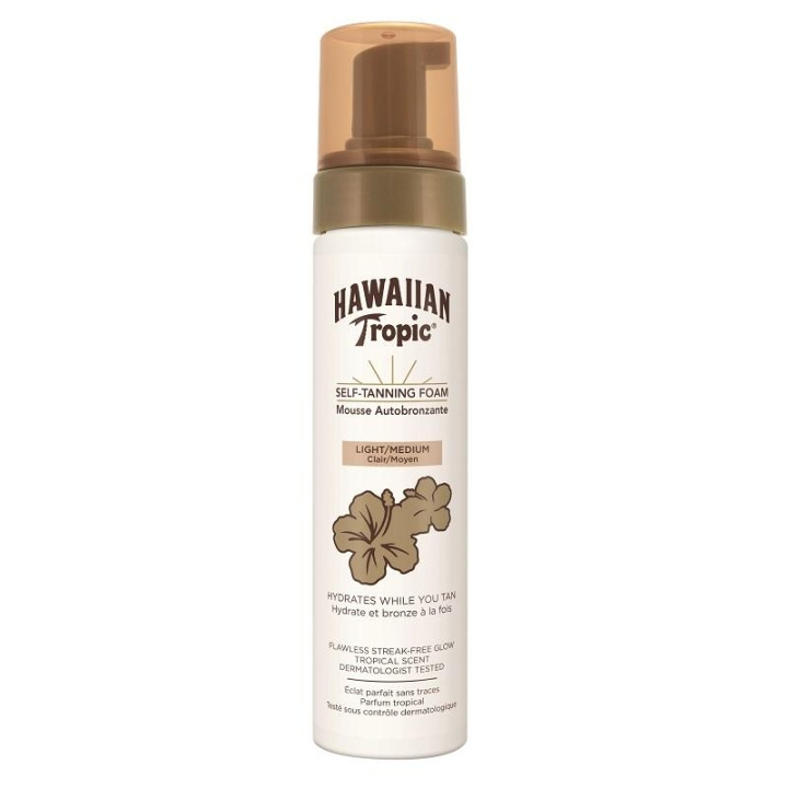 Hawaiian Tropic Self-Tanning Foam Light/Medium 200ml in the group BEAUTY & HEALTH / Skin care / Tanning / Sunless tanning at TP E-commerce Nordic AB (C05071)
