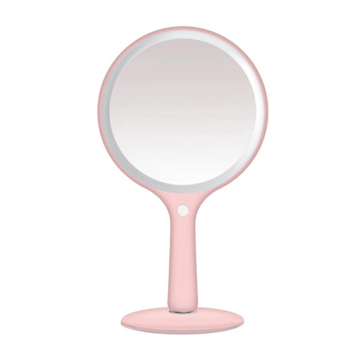 Kokie LED Handheld Ring Mirror - USB Rechargeable in the group BEAUTY & HEALTH / Makeup / Make up mirror at TP E-commerce Nordic AB (C05079)