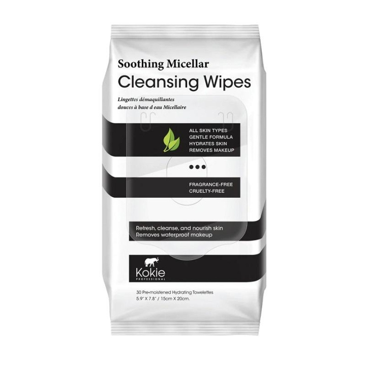 Kokie Cleasning Wipes 30pcs in the group BEAUTY & HEALTH / Makeup / Makeup removal at TP E-commerce Nordic AB (C05087)