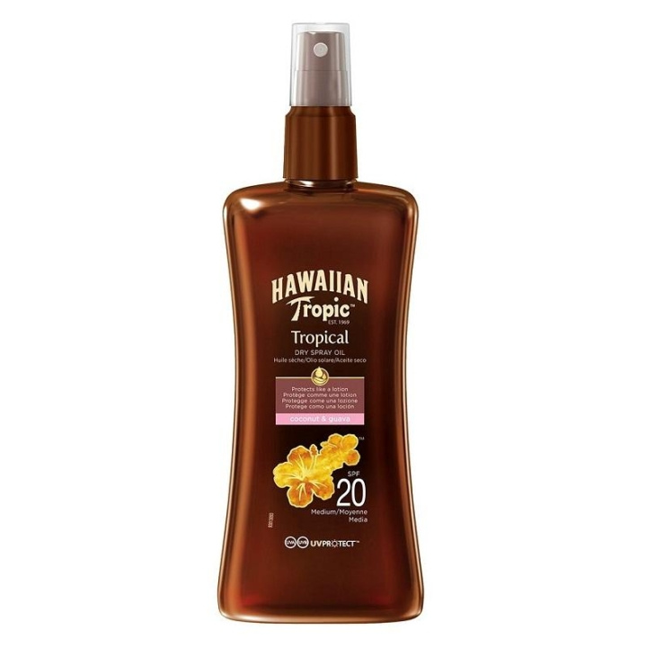 Hawaiian Tropic Protective Dry Spray Oil SPF20 200ml in the group BEAUTY & HEALTH / Skin care / Tanning / Sunscreen at TP E-commerce Nordic AB (C05119)