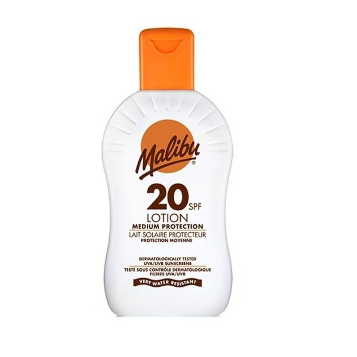 Malibu Sun Lotion SPF20 200ml in the group BEAUTY & HEALTH / Skin care / Tanning / Sunscreen at TP E-commerce Nordic AB (C05130)