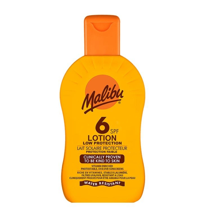Malibu Sun Lotion SPF6 200ml in the group BEAUTY & HEALTH / Skin care / Tanning / Sunscreen at TP E-commerce Nordic AB (C05150)