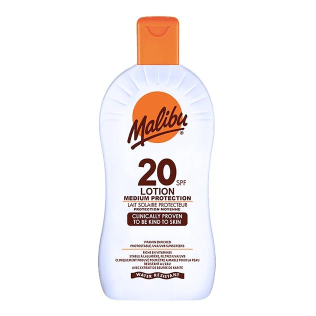 Malibu Sun Lotion SPF20 400ml in the group BEAUTY & HEALTH / Skin care / Tanning / Sunscreen at TP E-commerce Nordic AB (C05155)