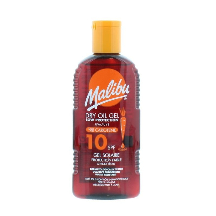 Malibu Dry Oil Gel SPF10 200ml in the group BEAUTY & HEALTH / Skin care / Tanning / Sunscreen at TP E-commerce Nordic AB (C05175)