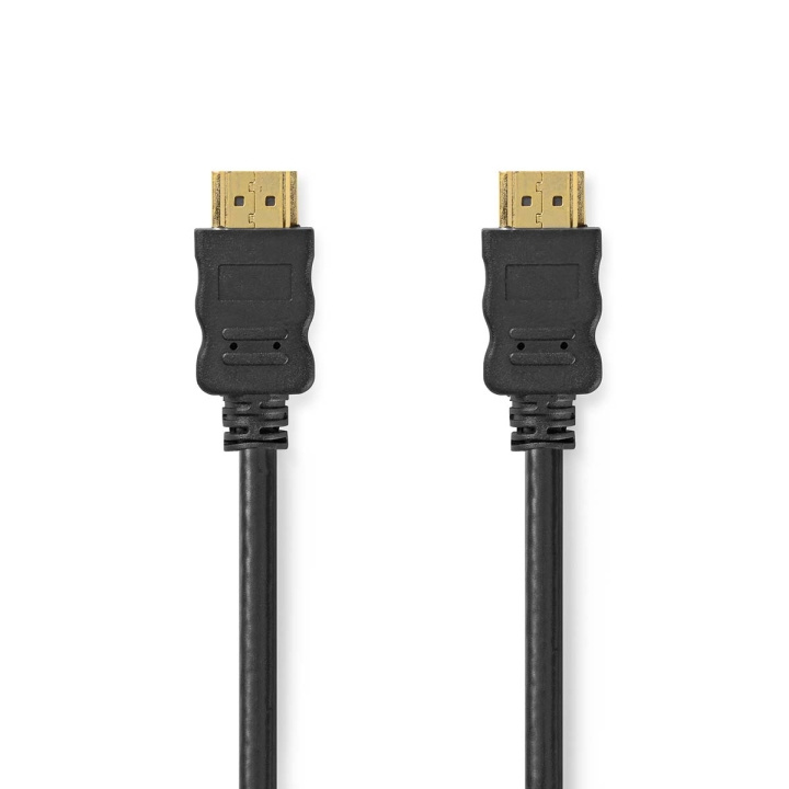 Nedis High Speed HDMI™ Cable with Ethernet | HDMI™ Connector | HDMI™ Connector | 4K@30Hz | ARC | 10.2 Gbps | 2.00 m | Round | PVC | Black | Box in the group HOME ELECTRONICS / Cables & Adapters / HDMI / Cables at TP E-commerce Nordic AB (C05216)