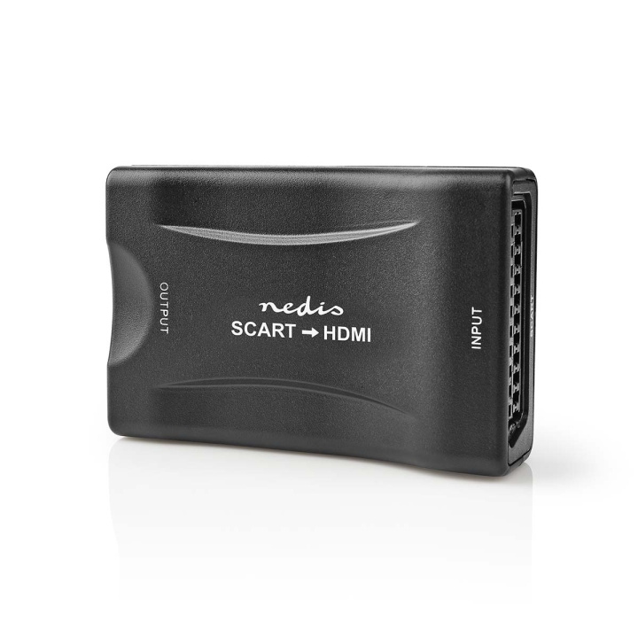 Nedis HDMI™ Converter | SCART Female | HDMI™ Output | 1-way | 1080p | 1.2 Gbps | ABS | Black in the group HOME ELECTRONICS / Cables & Adapters / HDMI / Adapters at TP E-commerce Nordic AB (C05223)