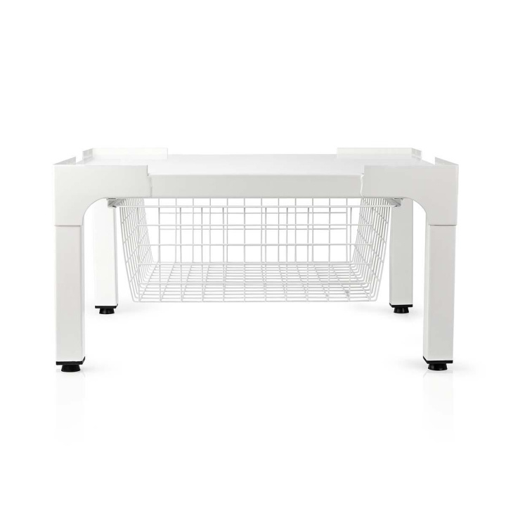 Nedis Stand for Washing Machine & Dryer | Wire basket | 200 kg | White in the group HOME, HOUSEHOLD & GARDEN / Cleaning products / Laundry at TP E-commerce Nordic AB (C05230)