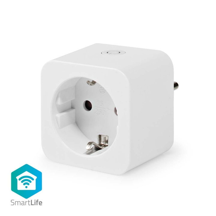 SmartLife Smart Plug | Wi-Fi | 3680 W | Type F (CEE 7/3) | 0 - 55 °C | Android™ / IOS | White in the group HOME, HOUSEHOLD & GARDEN / Smart home / Smart plugs at TP E-commerce Nordic AB (C05244)