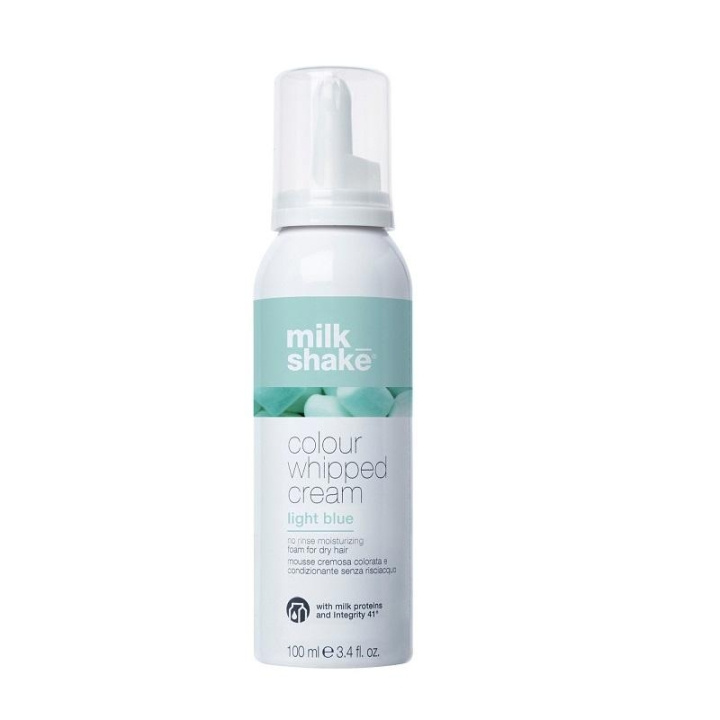 Milk_Shake Colour Whipped Cream Light Blue 100ml in the group BEAUTY & HEALTH / Hair & Styling / Hair care / Hair Dye / Hair Dye & Color bombs at TP E-commerce Nordic AB (C05338)