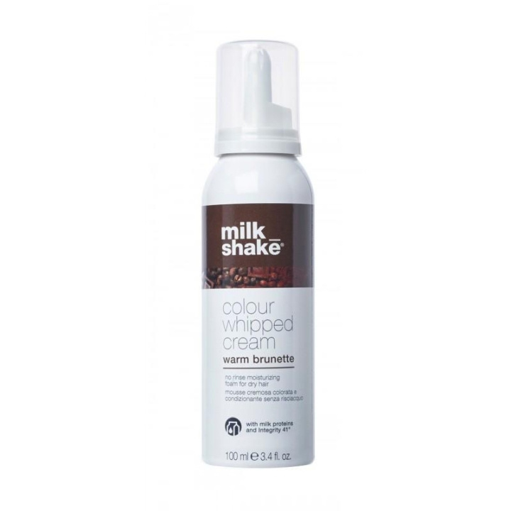 Milk_Shake Colour Whipped Cream Warm Brunette 100ml in the group BEAUTY & HEALTH / Hair & Styling / Hair care / Hair Dye / Hair Dye & Color bombs at TP E-commerce Nordic AB (C05340)