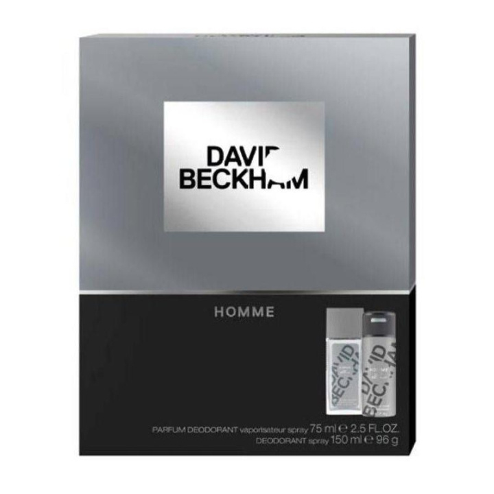Giftset David Beckham Homme Deo Spray 75ml + Deo Spray 150ml in the group BEAUTY & HEALTH / Fragrance & Perfume / Perfumes / Perfume for him at TP E-commerce Nordic AB (C05358)