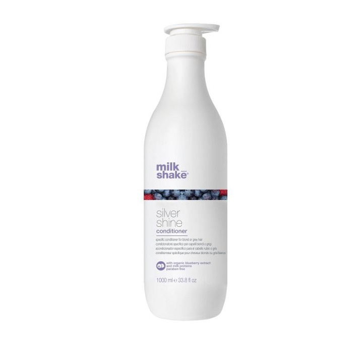 Milk_Shake Silver Shine Conditioner 1000ml in the group BEAUTY & HEALTH / Hair & Styling / Hair care / Hair Dye / Silver Conditioner at TP E-commerce Nordic AB (C05401)