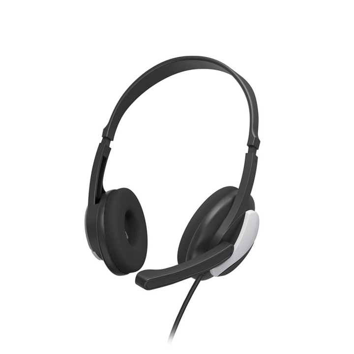 Hama Headset PC Office Stereo On-Ear HS-P100 V2 Black in the group COMPUTERS & PERIPHERALS / Computer accessories / Headset at TP E-commerce Nordic AB (C05442)