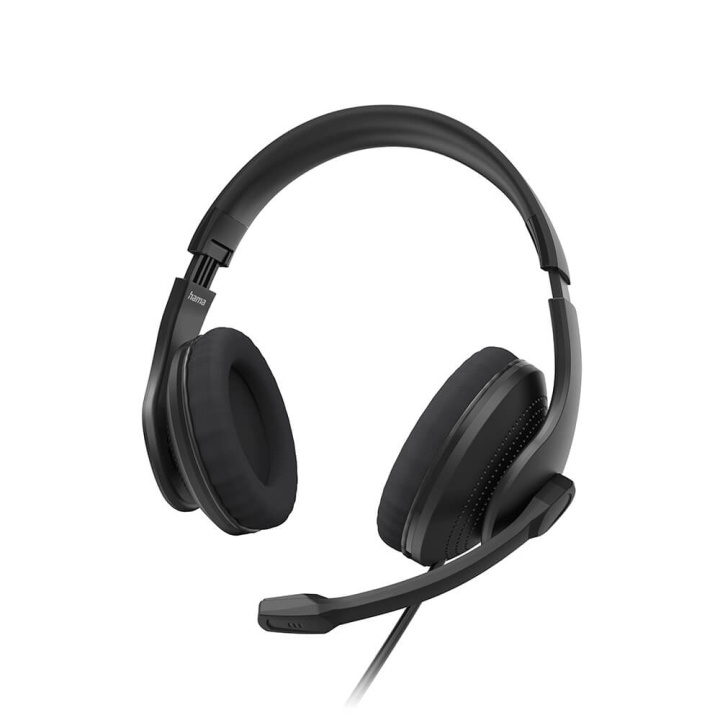 Hama Headset PC Office Stereo Over-Ear HS-P200 V2 Black in the group COMPUTERS & PERIPHERALS / Computer accessories / Headset at TP E-commerce Nordic AB (C05444)