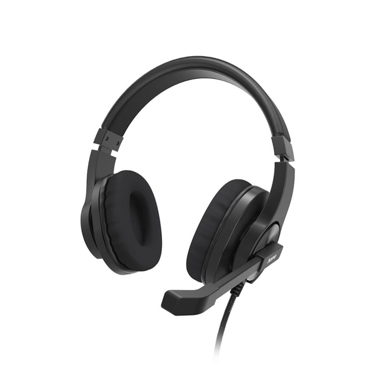 Hama Headset PC Office Stereo Over-Ear HS-P350 V2 Black in the group COMPUTERS & PERIPHERALS / Computer accessories / Headset at TP E-commerce Nordic AB (C05447)