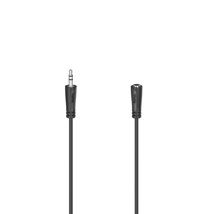 Hama Cable Audio 3.5mm-3.5mm Extension 1.5m in the group HOME ELECTRONICS / Cables & Adapters / Audio analog / 3.5 mm at TP E-commerce Nordic AB (C05526)