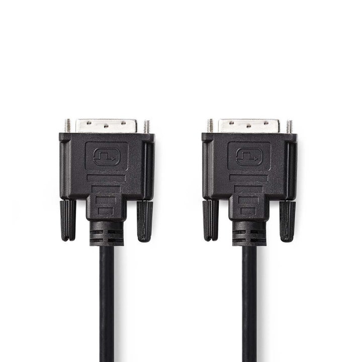 DVI Cable | DVI-D 24+1-Pin Male | DVI-D 24+1-Pin Male | 1080p | Nickel Plated | 10.0 m | PVC | Black in the group COMPUTERS & PERIPHERALS / Computer cables / DVI / Cables at TP E-commerce Nordic AB (C06057)