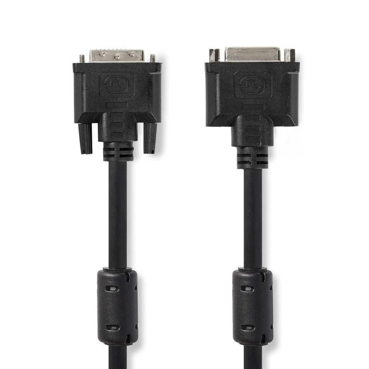 Nedis DVI Cable | DVI-I 24+5-Pin Male | DVI-I 24+5-Pin Female | 2560x1600 | Nickel Plated | 2.00 m | Straight | PVC | Black | Polybag in the group COMPUTERS & PERIPHERALS / Computer cables / DVI / Cables at TP E-commerce Nordic AB (C06060)
