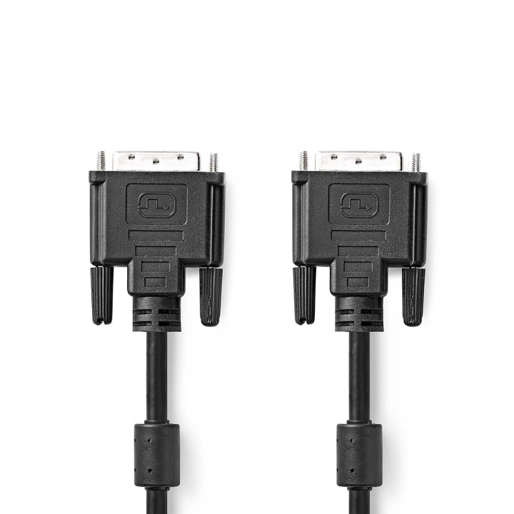 Nedis DVI Cable | DVI-D 24+1-Pin Male | DVI-D 24+1-Pin Male | 2560x1600 | Nickel Plated | 2.00 m | Straight | PVC | Black | Box in the group COMPUTERS & PERIPHERALS / Computer cables / DVI / Cables at TP E-commerce Nordic AB (C06073)
