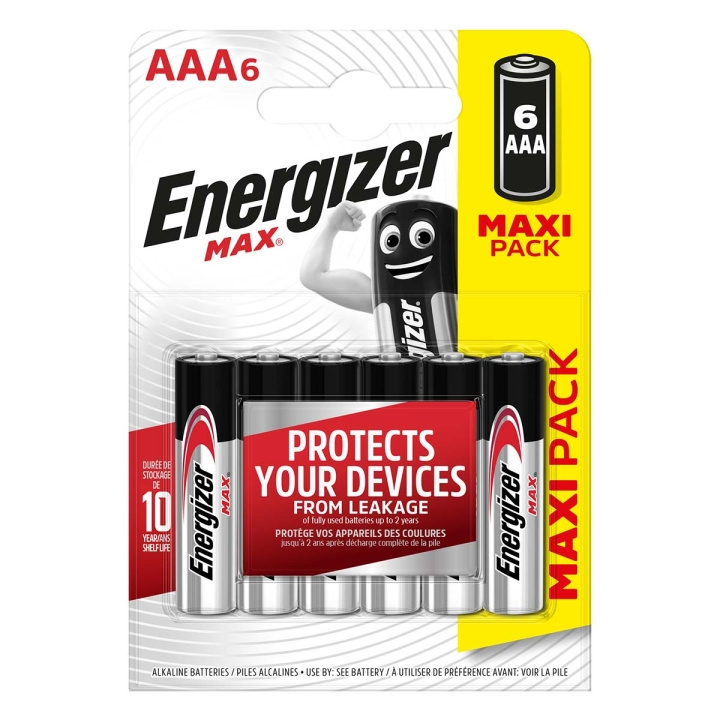 Alkaline Battery AAA | 1.5 V DC | 6-Pack in the group HOME ELECTRONICS / Batteries & Chargers / Batteries / AAA at TP E-commerce Nordic AB (C06126)