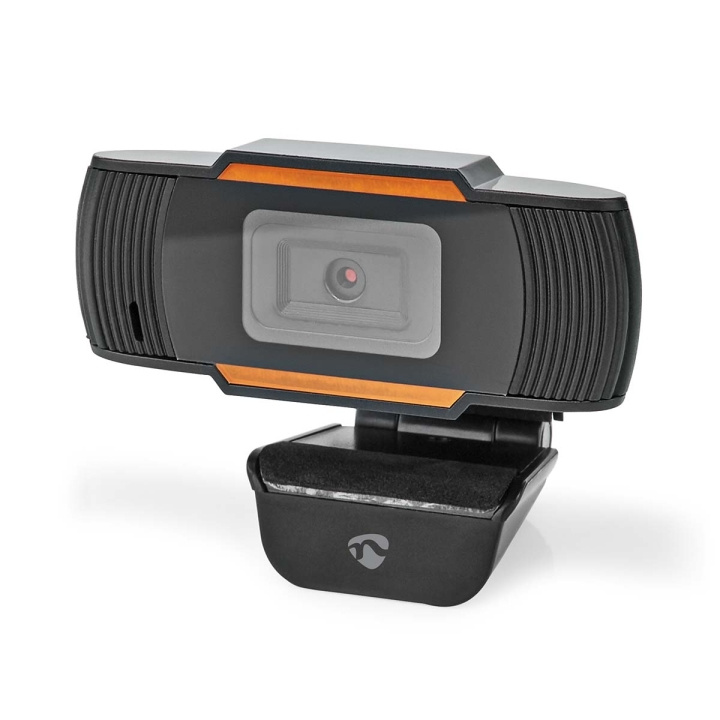Nedis Webcam | Full HD@30fps | Fixed Focus | Built-In Microphone | Black in the group COMPUTERS & PERIPHERALS / Computer accessories / Web cameras at TP E-commerce Nordic AB (C06142)