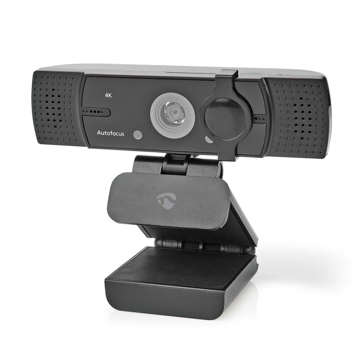 Nedis Webcam | Full HD@60fps / 4K@30fps | Auto Focus | Built-In Microphone | Black in the group COMPUTERS & PERIPHERALS / Computer accessories / Web cameras at TP E-commerce Nordic AB (C06144)