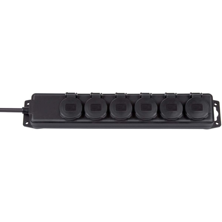 brennenstuhl Extension Socket 6-Way 2.00 m Black - Protective Contact in the group HOME, HOUSEHOLD & GARDEN / Electricity & Lighting / Power strips at TP E-commerce Nordic AB (C06228)