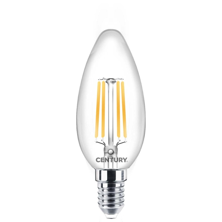 Century LED Vintage Filament Lamp Candle 4 W 480 lm 2700 K in the group HOME ELECTRONICS / Lighting / LED lamps at TP E-commerce Nordic AB (C06259)