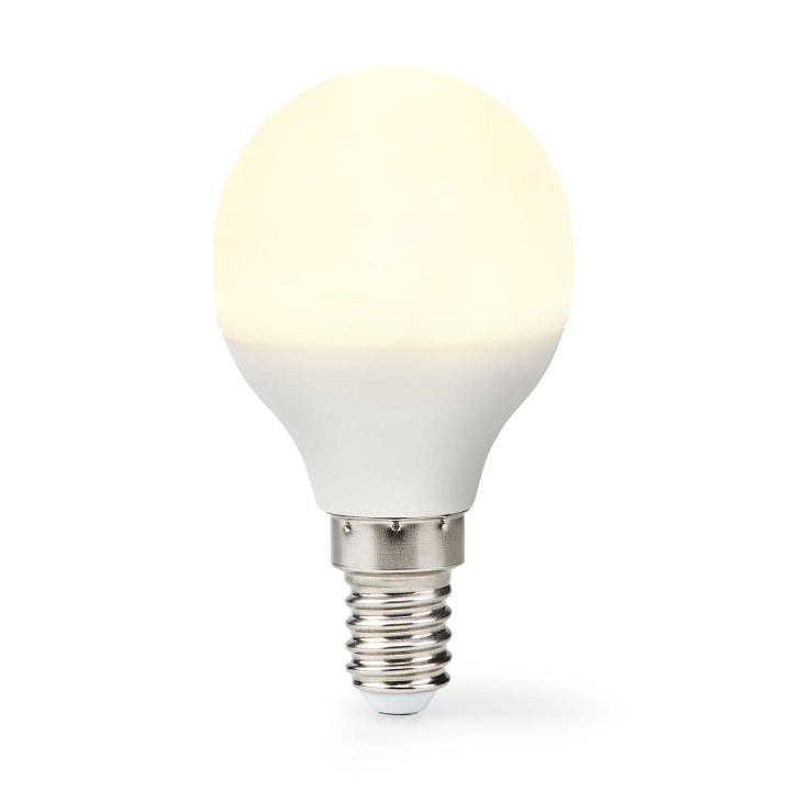 Nedis LED Bulb E14 | G45 | 2.8 W | 250 lm | 2700 K | Warm White | Frosted | 1 pcs in the group HOME ELECTRONICS / Lighting / LED lamps at TP E-commerce Nordic AB (C06292)