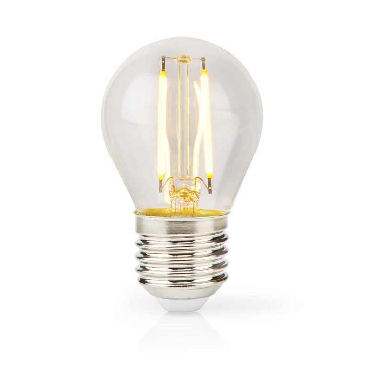 Nedis LED Filament Bulb E27 | G45 | 2 W | 250 lm | 2700 K | Warm White | Retro Style | 1 pcs in the group HOME ELECTRONICS / Lighting / LED lamps at TP E-commerce Nordic AB (C06301)
