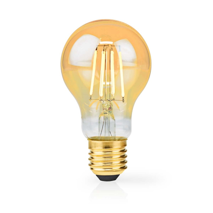 Nedis LED Filament Bulb E27 | A60 | 4.9 W | 470 lm | 2100 K | Dimmable | Extra Warm White | Retro Style | 1 pcs in the group HOME ELECTRONICS / Lighting / LED lamps at TP E-commerce Nordic AB (C06306)