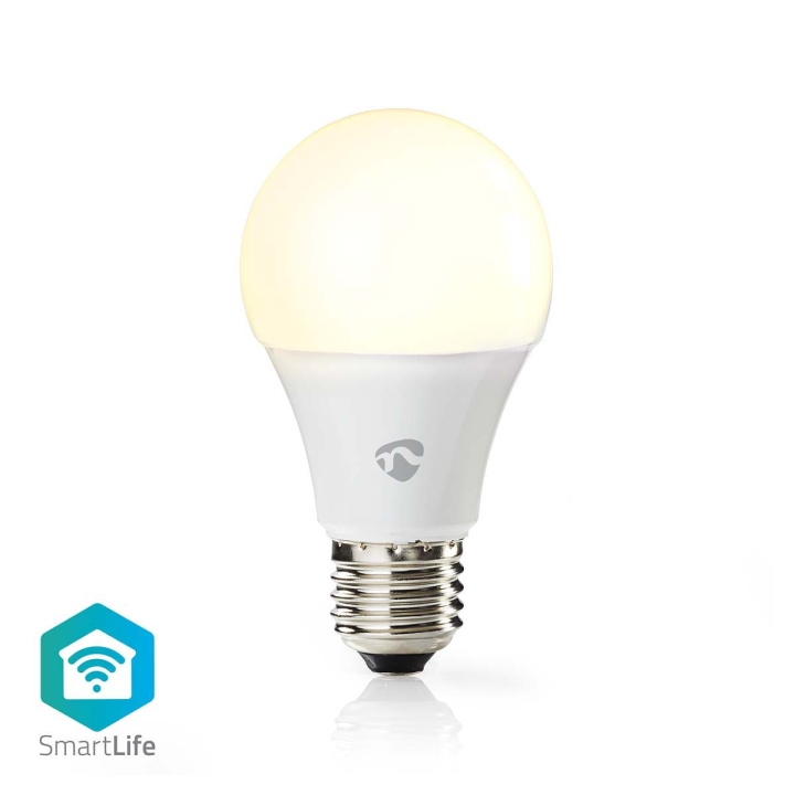 SmartLife LED Bulb | Wi-Fi | E27 | 800 lm | 9 W | Warm White | 2700 K | Android™ / IOS | A60 | 1 pcs in the group HOME, HOUSEHOLD & GARDEN / Smart home / Smart Lights at TP E-commerce Nordic AB (C06319)