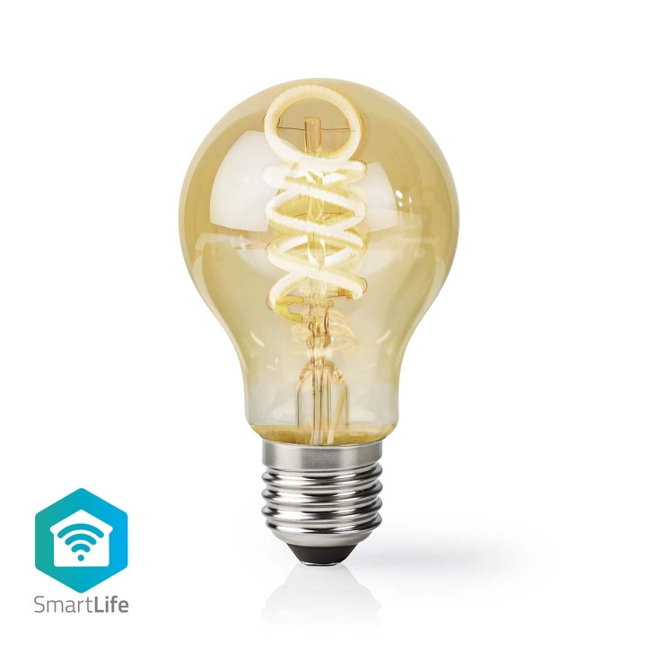 Nedis SmartLife LED Filament Bulb | Wi-Fi | E27 | 360 lm | 4.9 W | Warm to Cool White | 1800 - 6500 K | Glass | Android™ / IOS | Bulb | 1 pcs in the group HOME, HOUSEHOLD & GARDEN / Smart home / Smart Lights at TP E-commerce Nordic AB (C06327)