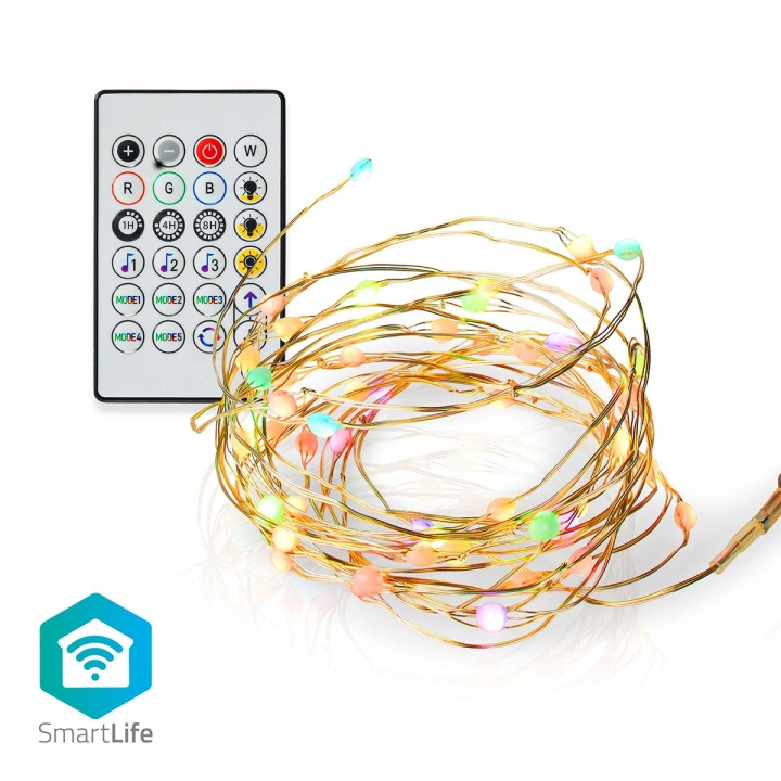 Nedis SmartLife LED Strip | Wi-Fi | Multi Colour | SMD | 5.00 m | IP20 | 2700 - 6500 K | 400 lm | Android™ / IOS in the group HOME, HOUSEHOLD & GARDEN / Smart home / Smart Lights at TP E-commerce Nordic AB (C06333)