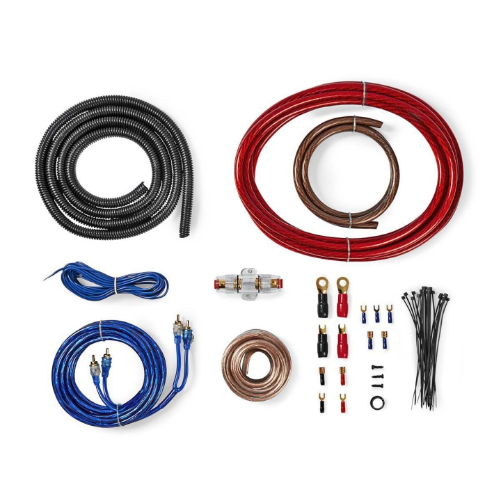 Nedis Car Audio Connector Kit | 1200 W | Gold Plated | Gift Box in the group CAR / Car audio & Multimedia / Cables at TP E-commerce Nordic AB (C06350)