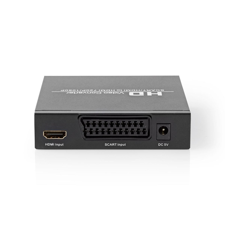 Nedis HDMI™ Converter | SCART Female | HDMI™ Output / 1x 3.5 mm sound out / 1x Digital Audio | 1-way | 1080p | 1.65 Gbps | Aluminium | Anthracite in the group HOME ELECTRONICS / Cables & Adapters / HDMI / Adapters at TP E-commerce Nordic AB (C06353)
