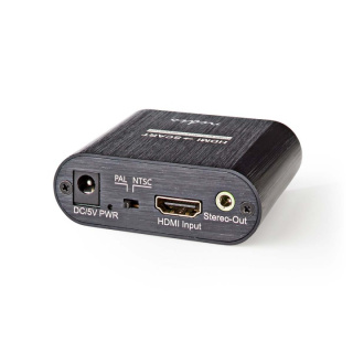 Nedis HDMI™ Converter | HDMI™ Input | SCART Female | 1-way | 480i | 18 Gbps | Metal | Anthracite