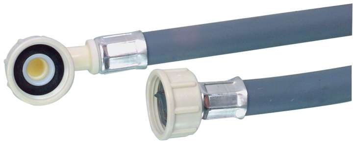 Nedis Inlet Hose 3/4\'\' Straight - 3/4\'\' Angled 60 bar 25 °C 2.50 m in the group HOME, HOUSEHOLD & GARDEN / Cleaning products / Laundry at TP E-commerce Nordic AB (C06373)