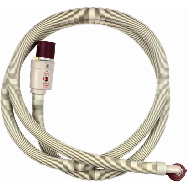 WPRO Inlet Hose with Water Block 3/4\'\' Straight - 3/4\'\' Angled 90 °C 1.50 m in the group HOME, HOUSEHOLD & GARDEN / Cleaning products / Laundry at TP E-commerce Nordic AB (C06377)