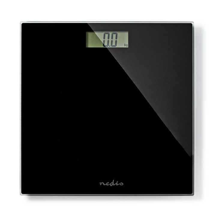 Nedis Personal Scale | Digital | Black | Tempered Glass | Maximum weighing capacity: 150 kg in the group BEAUTY & HEALTH / Health care / Bathroom scales at TP E-commerce Nordic AB (C06413)